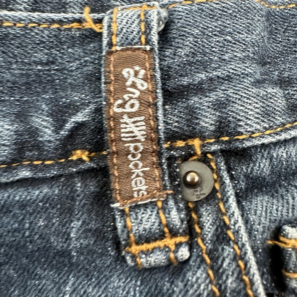 LRG Slim Straight Leg Jeans Men Actual 36x30 Blue Stretch Lifted Research Group - Picture 6 of 15